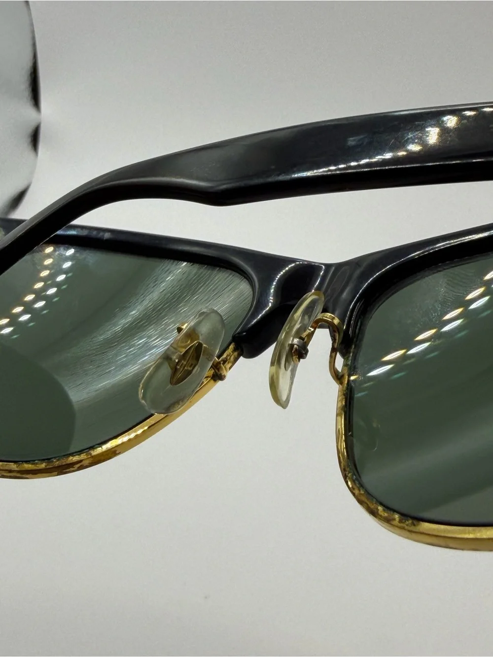 Vintage RAY BAN Sunglasses WAYFARER MAX B&L Black Frame Black Lens 1970-80s asis